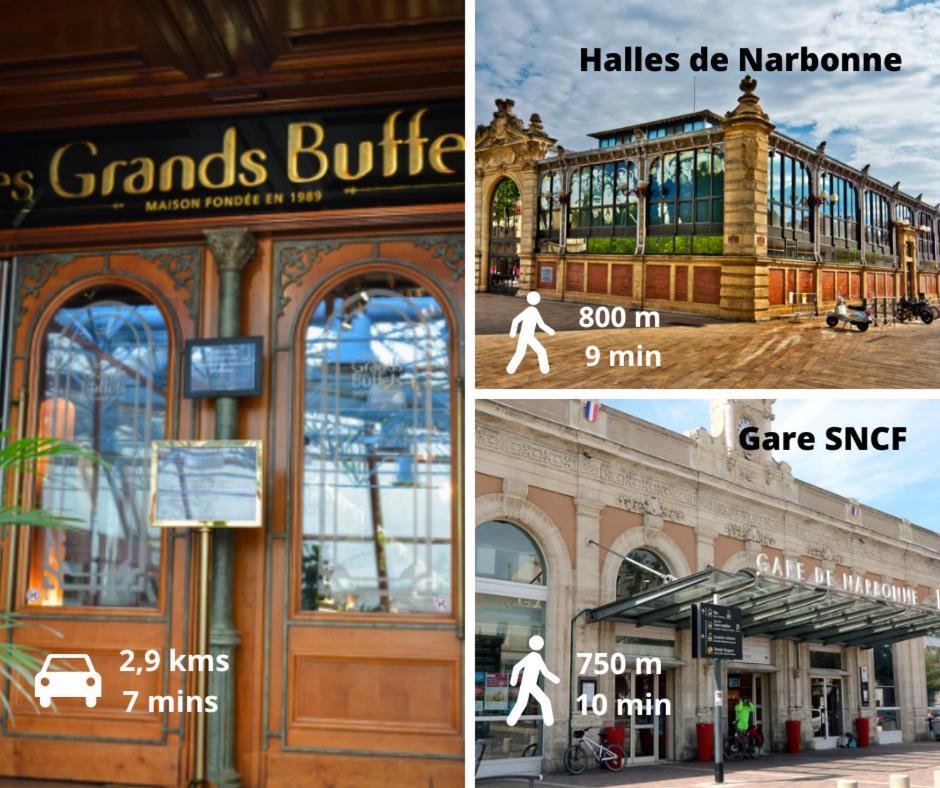 Charmant Studio Rue Droite Narbonne Exterior photo